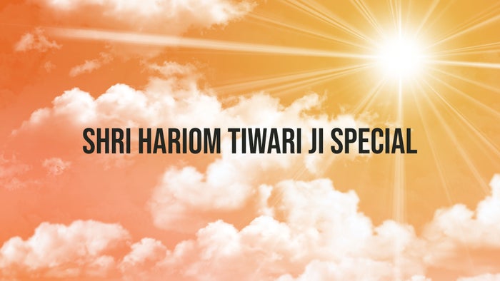 Shri Hariom Tiwari Ji Special on JioTV