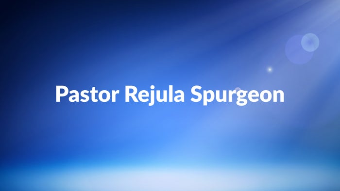 Pastor Rejula Spurgeon on JioTV