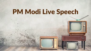 PM Modi Live Speech on News18 Tamil nadu - past program