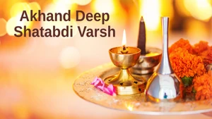 Akhand Deep Shatabdi Varsh on Aastha - past program