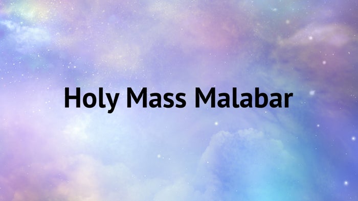 Holy Mass Malabar on JioTV