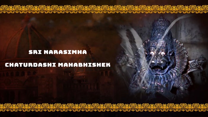 Sri Narasimha Chaturdashi Mahabhishek on JioTV
