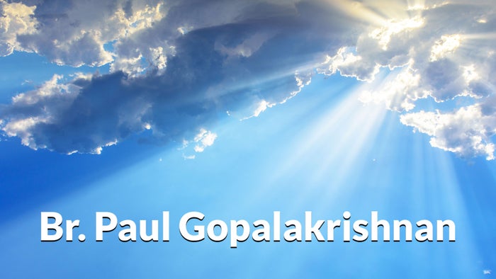 Br. Paul Gopalakrishnan on JioTV