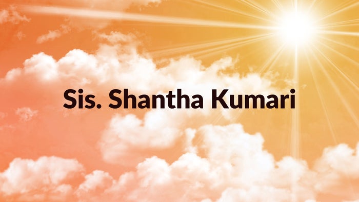 Sis. Shantha Kumari on JioTV