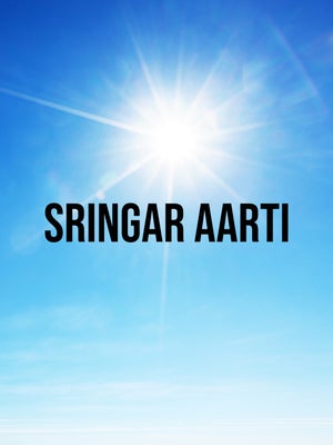 Sringar Aarti on Vedant Ras Swar Shree - past program