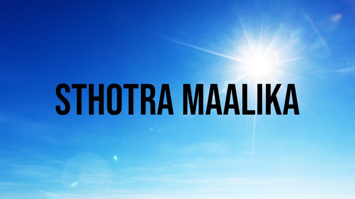 Sthotra Maalika on JioTV