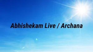 Abhishekam Live / Archana on Sri Venkateshwar Bhakti