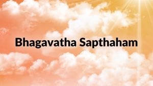 Bhagavatha Sapthaham on Sri Sankara - past program