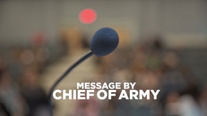 Message by Chief of Army on DD National - past program