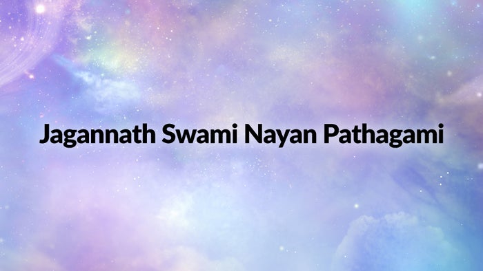 Jagannath Swami Nayan Pathagami on JioTV