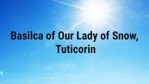 Basilca of Our Lady of Snow, Tuticorin on Madha TV - past program