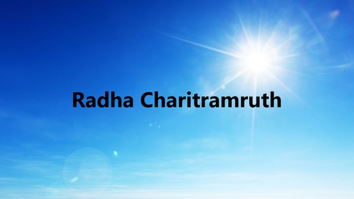 Radha Charitramruth on JioTV