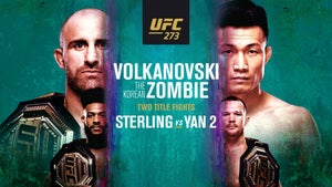 UFC 273:Volkanovski vs The Korean Zombie on Sony Ten 3 HD Hindi - past program