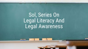 Sol, Series On Legal Literacy And Legal Awareness on DD Gyandarshan - future program