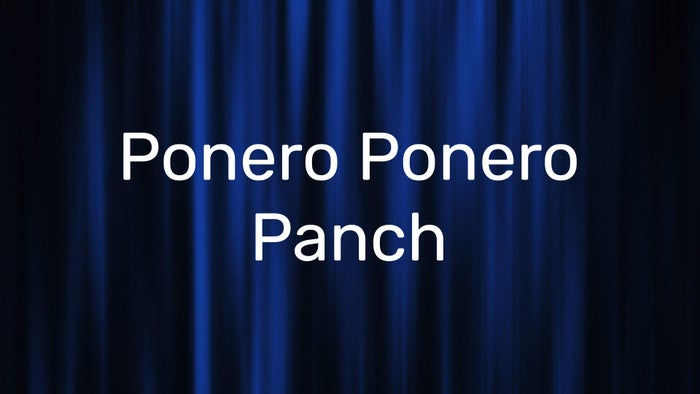 Ponero Ponero Panch on JioTV