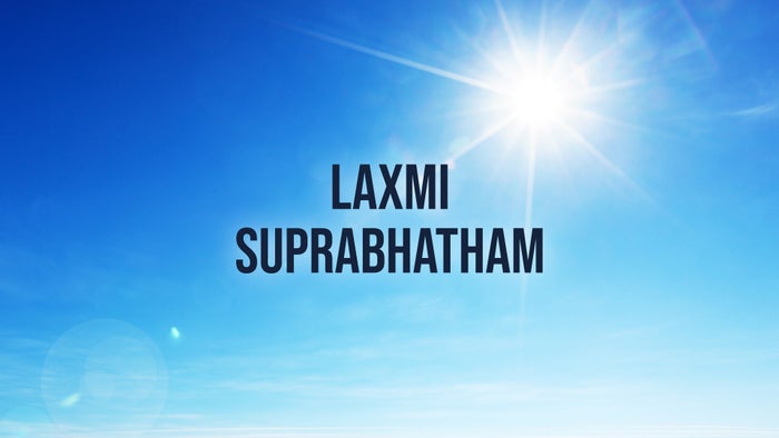Laxmi Suprabhatham on JioTV