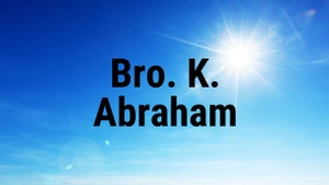 Bro. K. Abraham on Aradhana TV