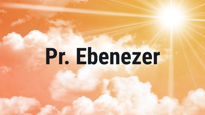 Pr. Ebenezer on JioTV