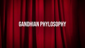 Gandhian Phylosophy on DD Gyandarshan - past program