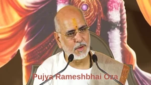 Pujya Rameshbhai Oza on Aastha Bhajan - past program