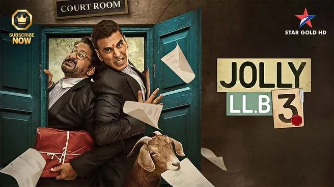Jolly LLB 3 on Star Gold HD