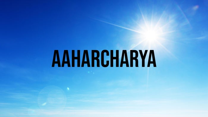 Aaharcharya on JioTV