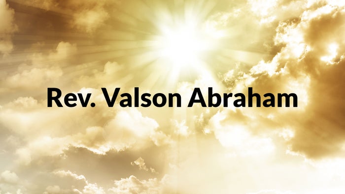 Rev. Valson Abraham on JioTV