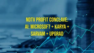 NDTV Profit Conclave: AI: Microsoft + Karya + Sarvam + Upgrade on NDTV Profit