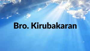Bro. Kirubakaran on Nambikkai - past program