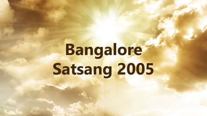 Bangalore Satsang 2005 Episode No.1 on JioTV