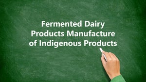 Fermented Dairy Products Manufacture of Indigenous Products on DD Gyandarshan - past program
