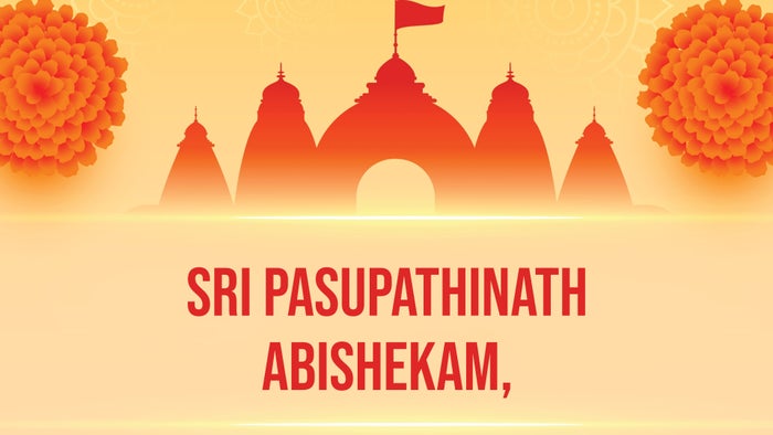 Sri Pasupathinath Abishekam, on JioTV