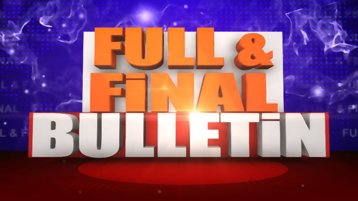 Full & Final Bulletin on JioTV