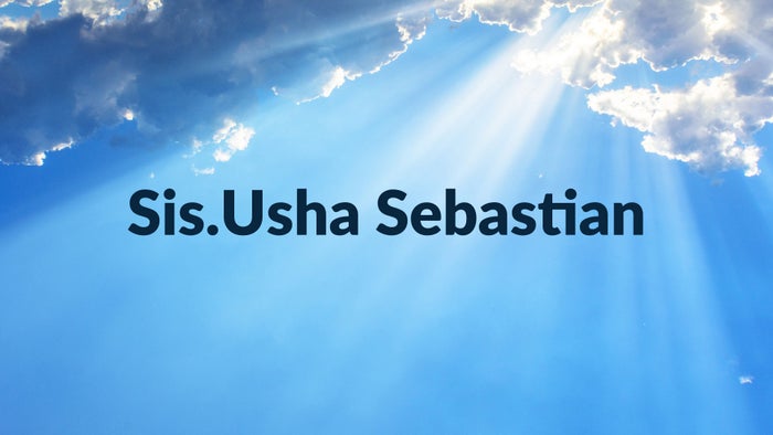 Sis.Usha Sebastian on JioTV