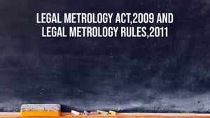 Legal Metrology Act,2009 and Legal Metrology Rules,2011 on DD Gyandarshan - past program