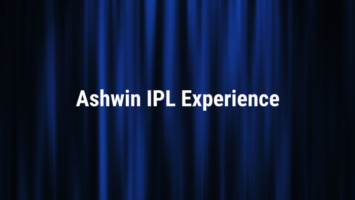 Ashwin IPL Experience on JioTV