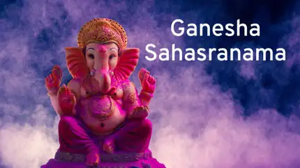 Ganesha Sahasranama on Sri Sankara