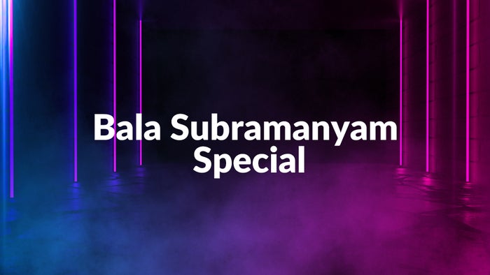 Bala Subramanyam Special on JioTV
