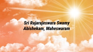 Sri Rajarajeswara Swamy Abishekam, Maheswaram on ETV Life - past program