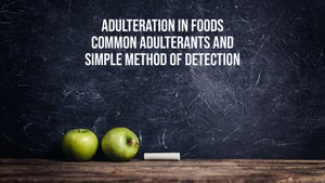 Adulteration in Foods Common Adulterants and Simple Method of Detection on DD Gyandarshan - past program