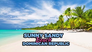 Sunny Sandy Beach: Dominican Republic on Stingray Naturescape - future program