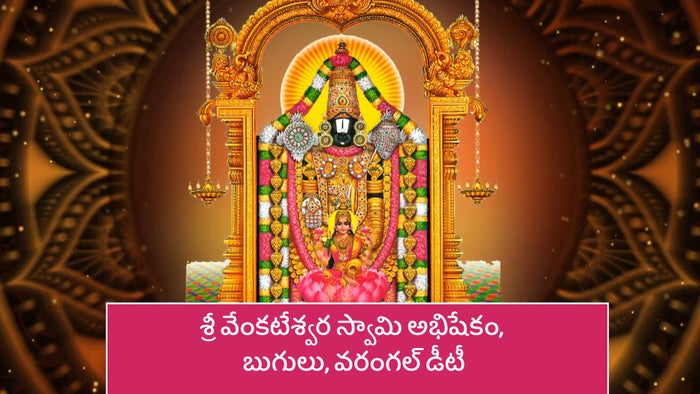 Sri Venkateswara Swamy Abhishekam, Bugulu, Warangal DT on JioTV