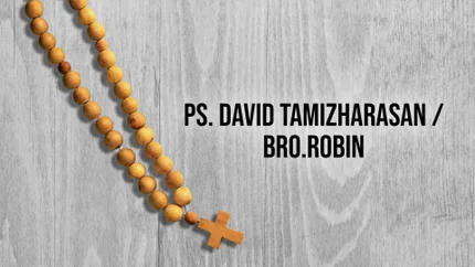 Ps. David Tamizharasan / Bro.Robin on Nambikkai