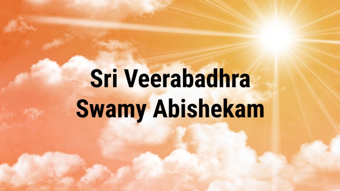 Sri Veerabadhra Swamy Abishekam on JioTV