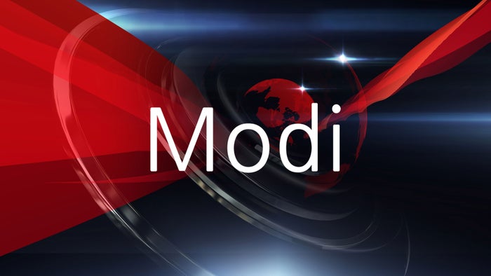 Modi on JioTV