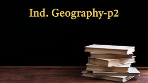 Ind. Geography-p2 on T SAT Nipuna - past program