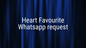 Heart Favourite Whatsapp request on Public Music