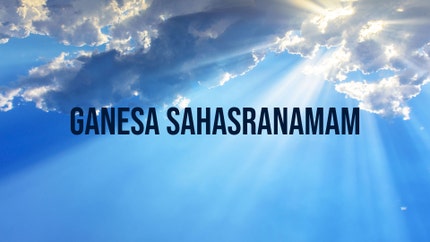 Ganesa Sahasranamam on Hindu Dharmam