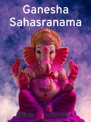 Ganesha Sahasranama on Sri Sankara - past program