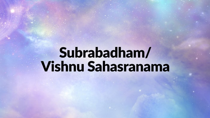 Subrabadham/Vishnu Sahasranama on JioTV